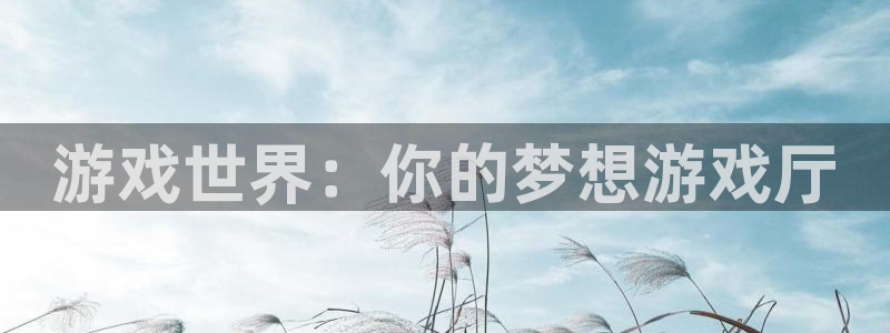 一竞技入口：游戏世界：你的梦想游戏厅